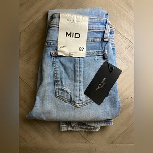 New Rag n Bone Cate mid rise skinny Jean